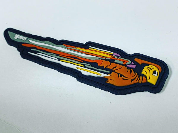Rocketeer 3D GITD PVC Nametape Patch
