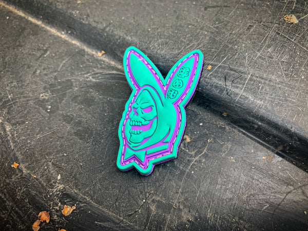 Skelboy Purple/Teal 3D Ranger Eye PVC patch