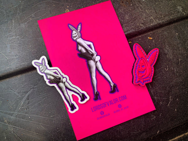Skelboy Magenta/Purple 3D Ranger Eye PVC patch