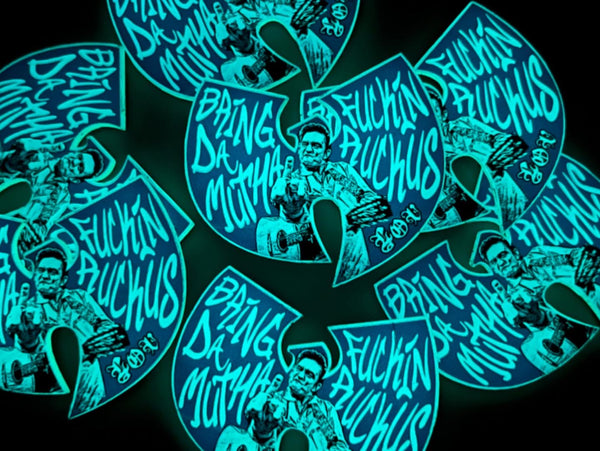Bring Da Ruckus - Acrylic GITD patch w/ holo sticker & magnet