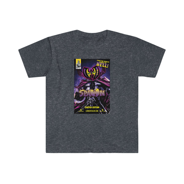 SpawnWU Purple Comic Cover - Unisex Softstyle T-Shirt