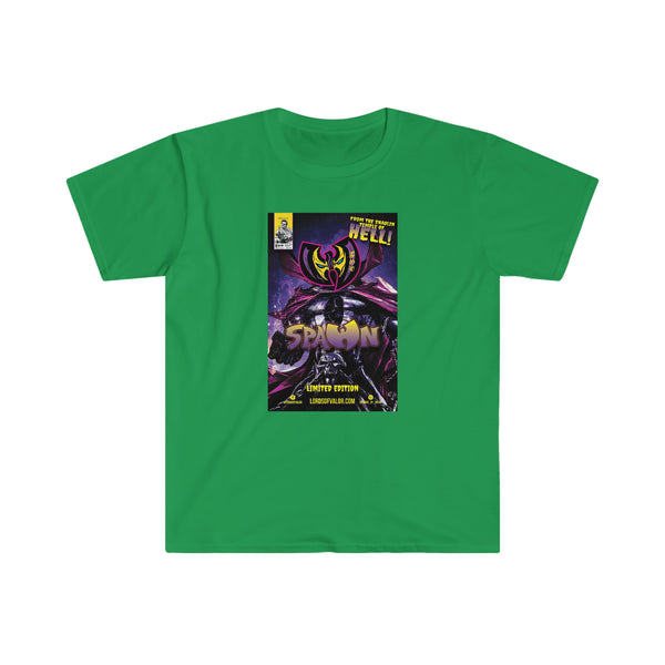SpawnWU Purple Comic Cover - Unisex Softstyle T-Shirt