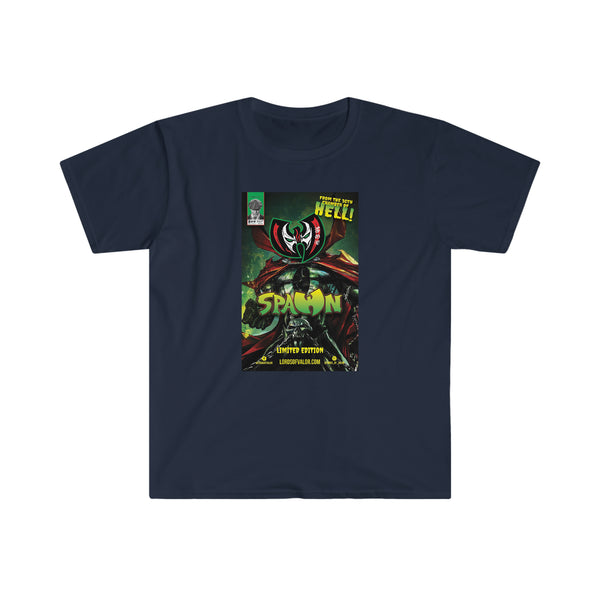 SpawnWU Green Comic Cover - Unisex Softstyle T-Shirt