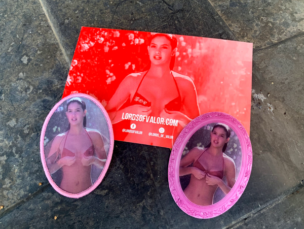 Fast Times Lenticular Patch and Lenticular Sticker set