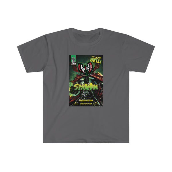 SpawnWU Green Comic Cover - Unisex Softstyle T-Shirt