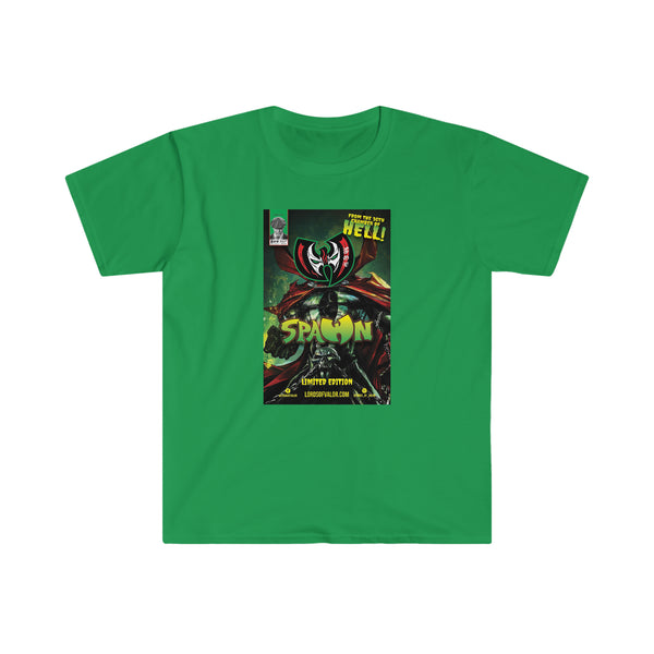 SpawnWU Green Comic Cover - Unisex Softstyle T-Shirt