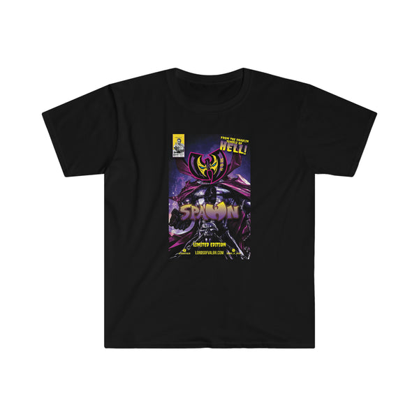 SpawnWU Purple Comic Cover - Unisex Softstyle T-Shirt