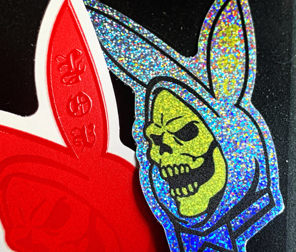 Skelboy SWAG pack!! 4 stickers, 1 magnet and 1 1” acrylic pin!