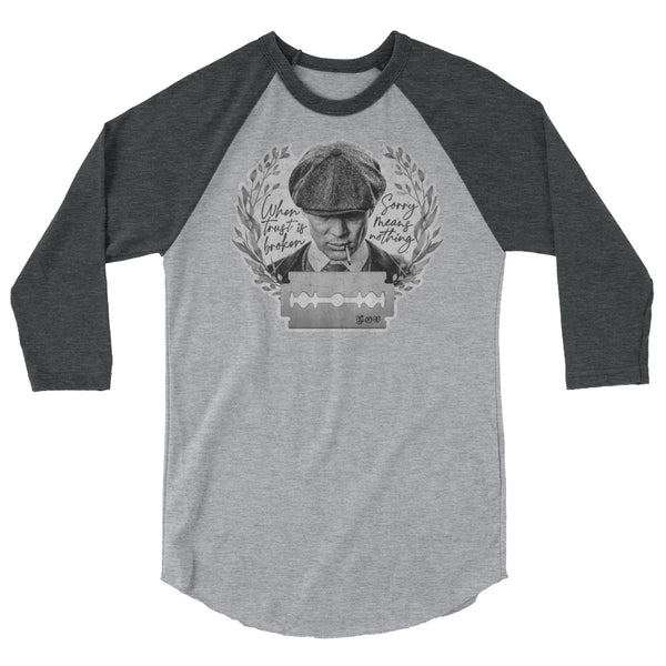 Sorry Means Nothing - Classic Baseball Raglan