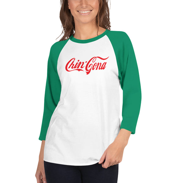Chin-Gona 3/4 sleeve raglan shirt