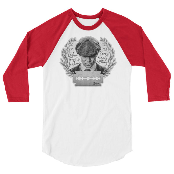 Sorry Means Nothing - Classic Baseball Raglan