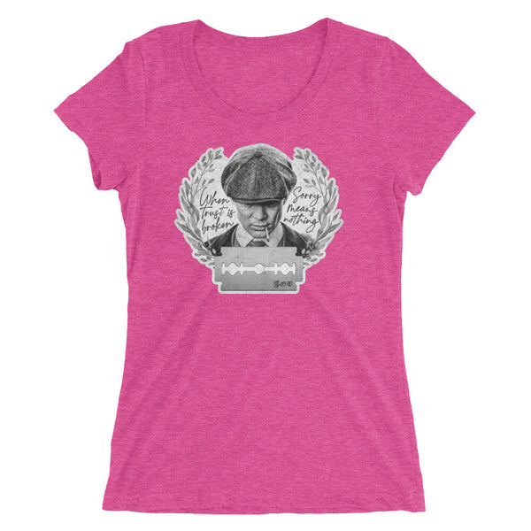 Sorry Means Nothing - Ladies' short sleeve t-shirt