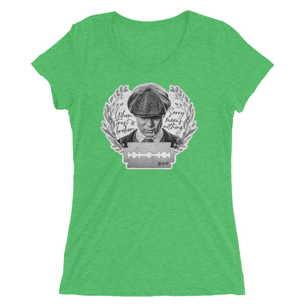 Sorry Means Nothing - Ladies' short sleeve t-shirt