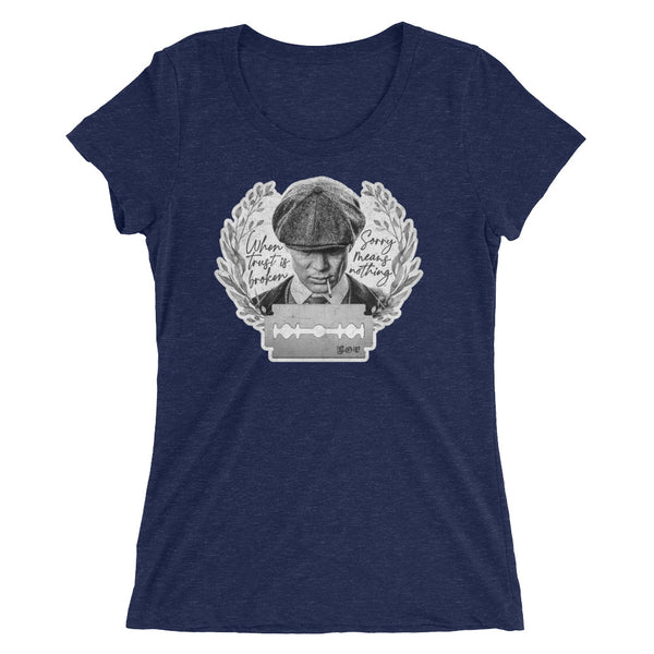 Sorry Means Nothing - Ladies' short sleeve t-shirt