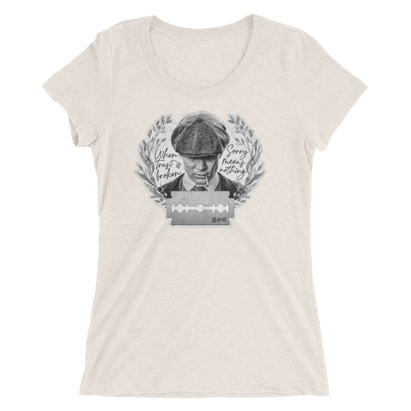 Sorry Means Nothing - Ladies' short sleeve t-shirt