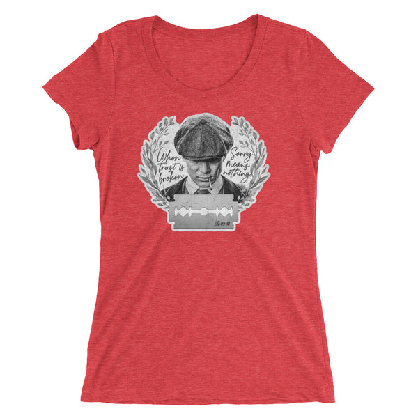 Sorry Means Nothing - Ladies' short sleeve t-shirt