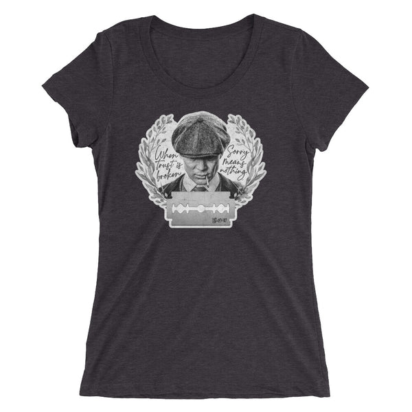 Sorry Means Nothing - Ladies' short sleeve t-shirt