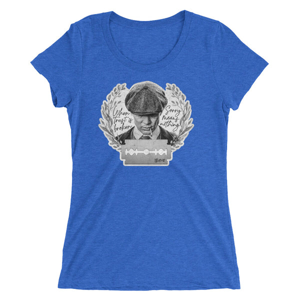 Sorry Means Nothing - Ladies' short sleeve t-shirt