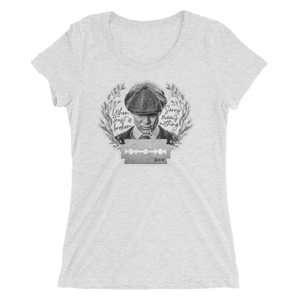 Sorry Means Nothing - Ladies' short sleeve t-shirt