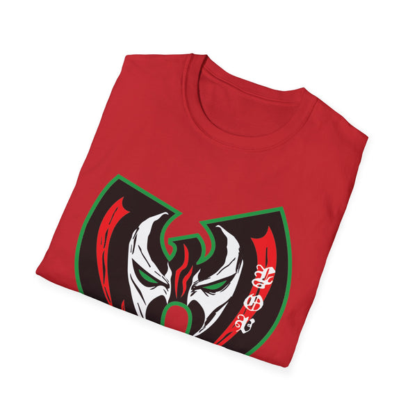 SpawnWu Mask Logo T-Shirt — Urban Hip-Hop Streetwear Tee