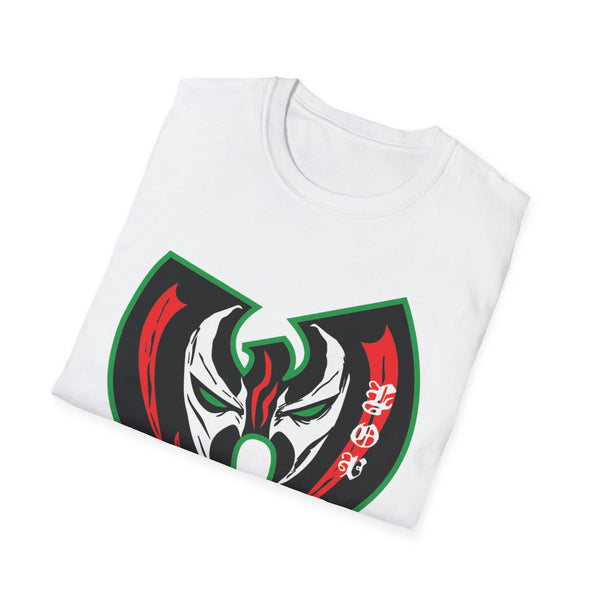 SpawnWu Mask Logo T-Shirt — Urban Hip-Hop Streetwear Tee