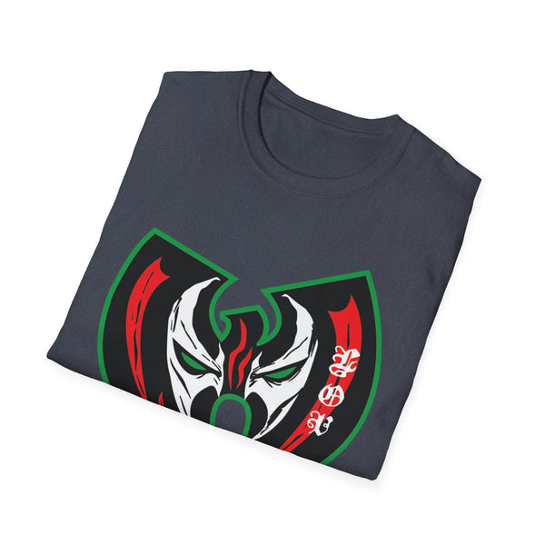 SpawnWu Mask Logo T-Shirt — Urban Hip-Hop Streetwear Tee