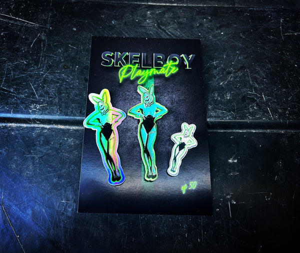 SkelBoy Playmate - Acrylic GITD patch