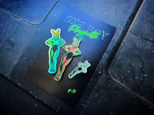 SkelBoy Playmate - Acrylic GITD patch