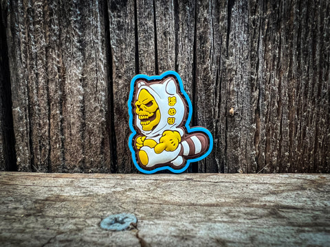 SkelNOOKIE - White GITD with Blue/Brown & GITD Sticker
