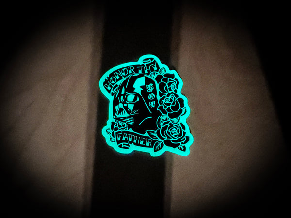 Honor Thy Father - Glow in the Dark Sticker