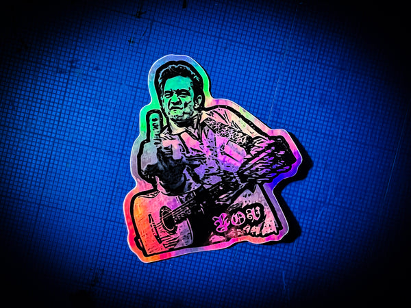 Johnny - Holographic Sticker