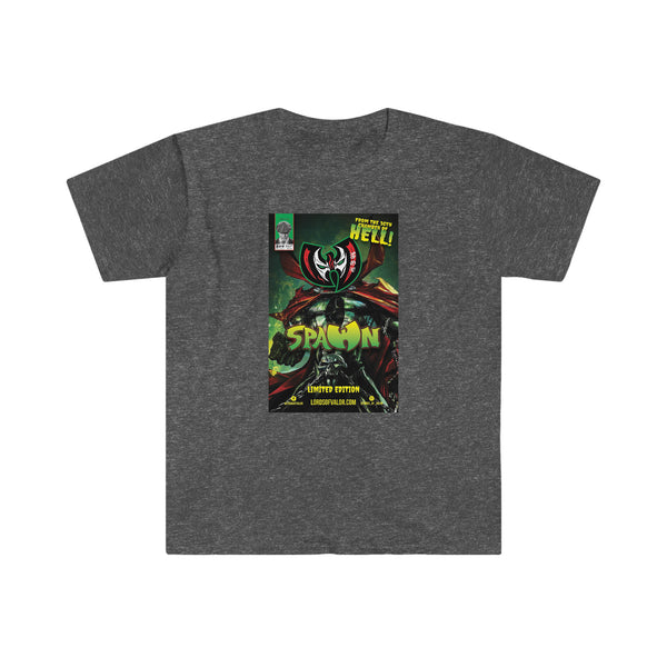 SpawnWU Green Comic Cover - Unisex Softstyle T-Shirt