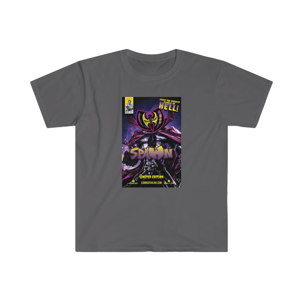 SpawnWU Purple Comic Cover - Unisex Softstyle T-Shirt