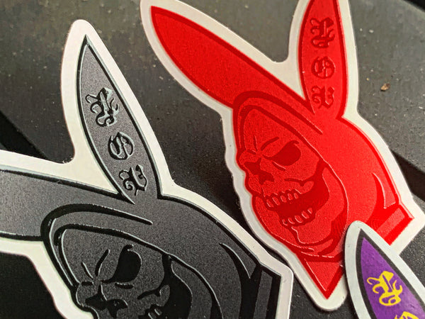 Skelboy SWAG pack!! 4 stickers, 1 magnet and 1 1” acrylic pin!