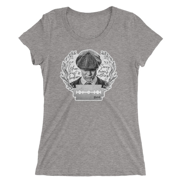 Sorry Means Nothing - Ladies' short sleeve t-shirt